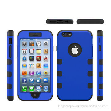 New robot three-pieces case for iPhone 6, 4.7" & 5.5''+ screen protectors case for iPhone 6New
